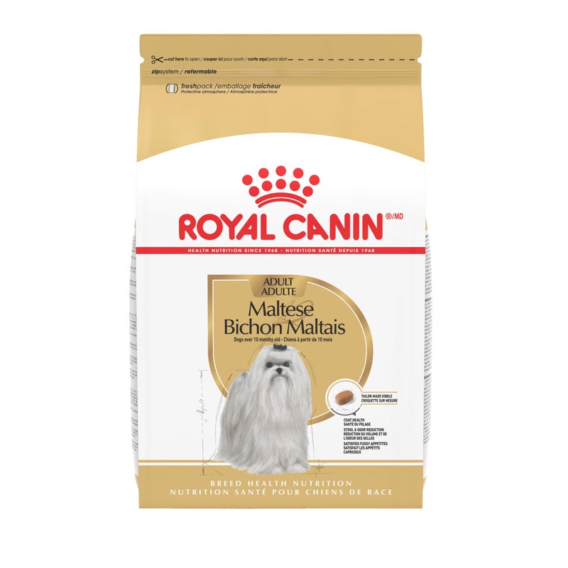 Royal Canin Breed Health Nutrition Maltese Adult Dry Dog Food, 10 lb Bag - Image 1